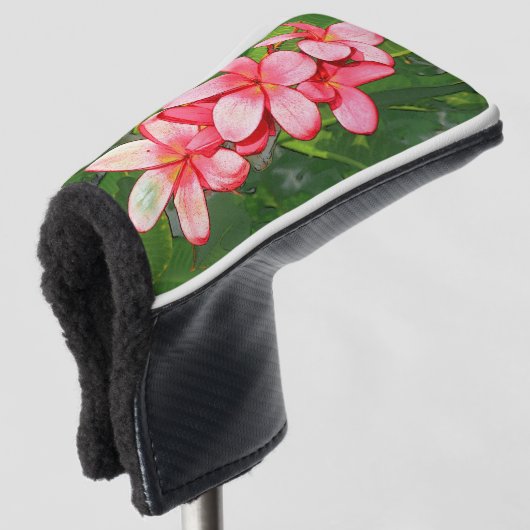 Plumeria Golf Headcover (3/4 Vorderseite)
