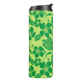 PLUMERIA (GRÜNE x 2) Thermosbecher (Nach links gedreht)