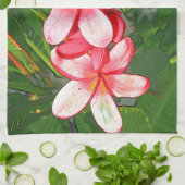 Plumeria Handtuch (Gefaltet)