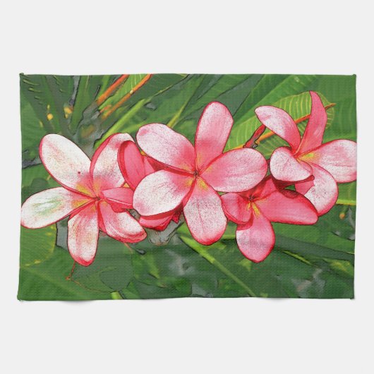 Plumeria Handtuch (Horizontal)