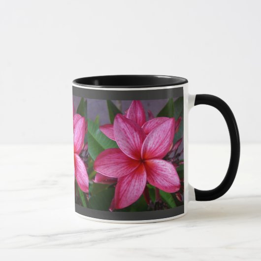Plumeria - hawaiische Blume Tasse (Rechts)