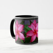 Plumeria - hawaiische Blume Tasse (Vorderseite Links)