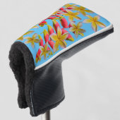 Plumeria Heliconia Golf Headcover (3/4 Vorderseite)