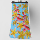 Plumeria Heliconia Golf Headcover (Rotieren 90)