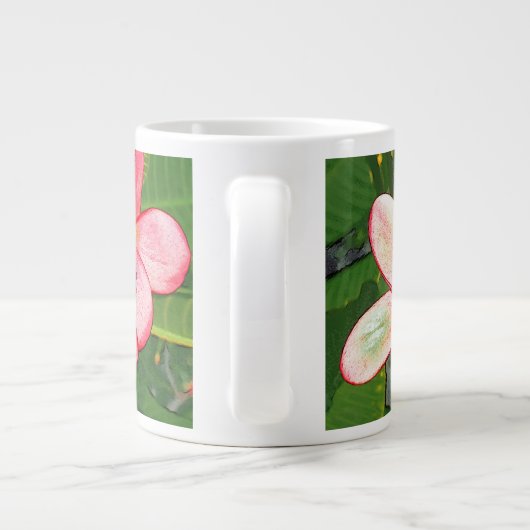 Plumeria Jumbo-Tasse (Rückseite)