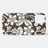 PLUMERIA (KAFFEE BROWN) Case-Mate iPhone HÜLLE (Rückseite (Horizontal))