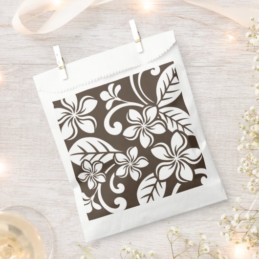 PLUMERIA (KAFFEE BROWN) GESCHENKTÜTCHEN (Ausgeschnitten)
