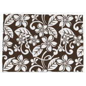 PLUMERIA (KAFFEE BROWN) GROßE GESCHENKTÜTE (Rückseite)