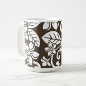 PLUMERIA (KAFFEE BROWN) KAFFEETASSE (Vorderseite Links)