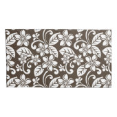 PLUMERIA (KAFFEE BROWN) KISSENBEZUG (Rückseite-Rechts)