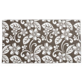 PLUMERIA (KAFFEE BROWN) KISSENBEZUG (Vorderseite-Rechts)