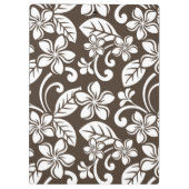 PLUMERIA (KAFFEE BROWN) KLEMMBRETT (Rückseite)