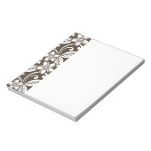 PLUMERIA (KAFFEE BROWN) NOTIZBLOCK (Rotiert)