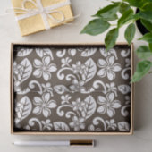 PLUMERIA (KAFFEE BROWN) SEIDENPAPIER (Geschenk)
