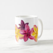 Plumeria Kaffeetasse (VorderseiteRechts)