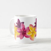 Plumeria Kaffeetasse (Vorderseite Links)