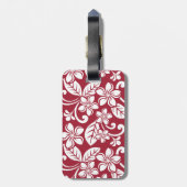 PLUMERIA (KARDINAL ROT) GEPÄCKANHÄNGER (Rückseite vertikal)