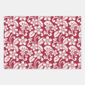 PLUMERIA (KARDINAL ROT) GESCHENKPAPIER SET (Vorderseite 3)