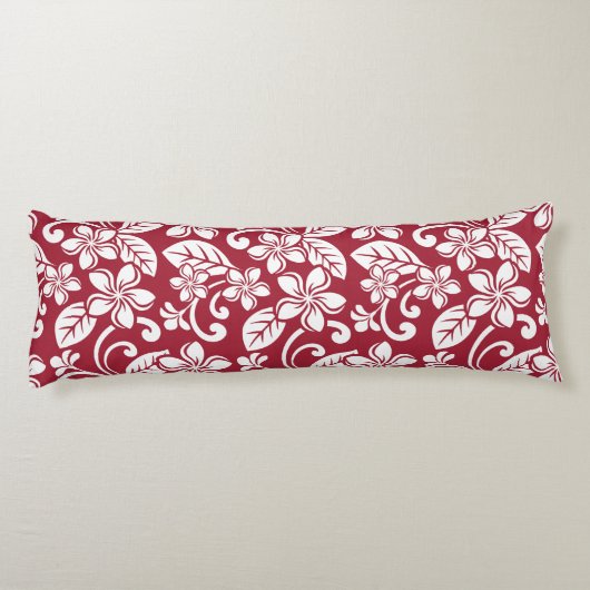 PLUMERIA (KARDINAL ROT) SEITENSCHLÄFERKISSEN (Rückseite)