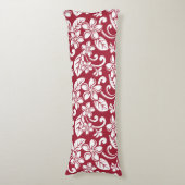 PLUMERIA (KARDINAL ROT) SEITENSCHLÄFERKISSEN (Vorderseite Vertikal)