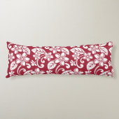 PLUMERIA (KARDINAL ROT) SEITENSCHLÄFERKISSEN (Vorderseite)