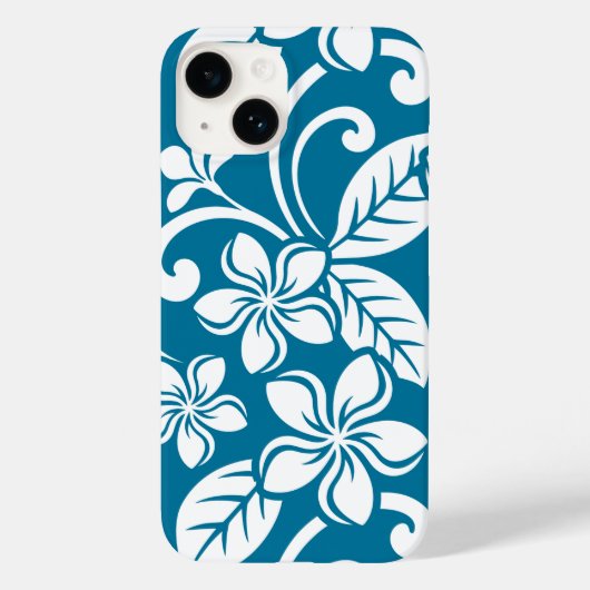 PLUMERIA (KARIBISCHE BLAU) Case-Mate iPhone HÜLLE (Rückseite)
