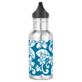 PLUMERIA (KARIBISCHE BLAU) EDELSTAHLFLASCHE (Links)
