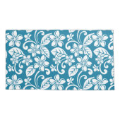 PLUMERIA (KARIBISCHE BLAU) KISSENBEZUG (Rückseite-Links)