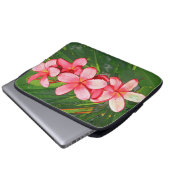 Plumeria Laptopschutzhülle (Vorne Knopf)