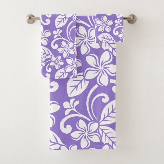 PLUMERIA (LAVENDER) BADHANDTUCH SET (Insitu)