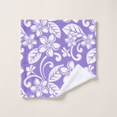 PLUMERIA (LAVENDER) BADHANDTUCH SET (Waschlappen)
