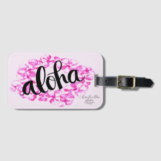 Plumeria Lei Aloha-Gepäckanhänger Gepäckanhänger