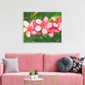 Plumeria Leinwanddruck (Insitu (Wohnzimmer))