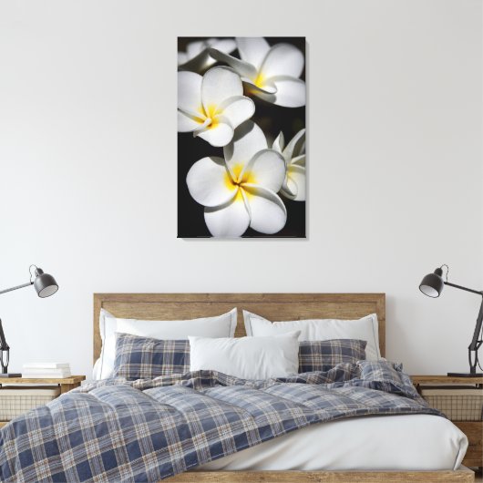 Plumeria Leinwanddruck (Insitu (Schlafzimmer))