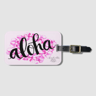 Plumeria-Leu-Aloha Gepäckanhänger