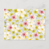 Plumeria Liebe Postkarte (Vorderseite)