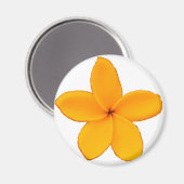 Plumeria Magnet (Vorderseite/Rückseite)