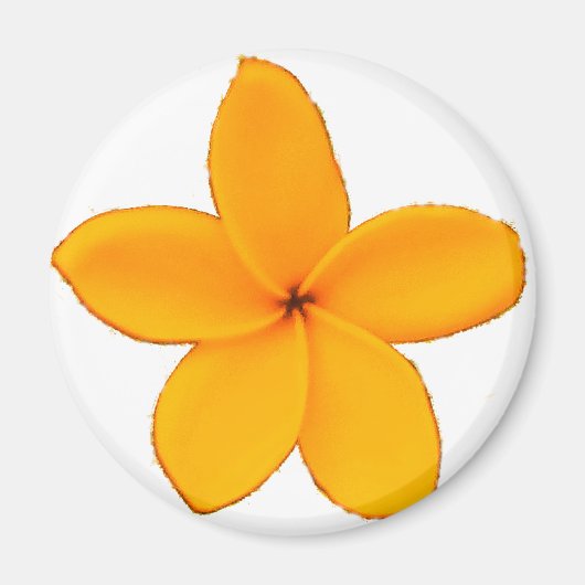 Plumeria Magnet (Vorne)