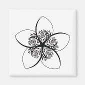 Plumeria Magnet (Vorne)