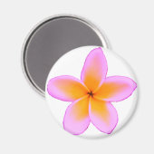 Plumeria Magnet (Vorderseite/Rückseite)