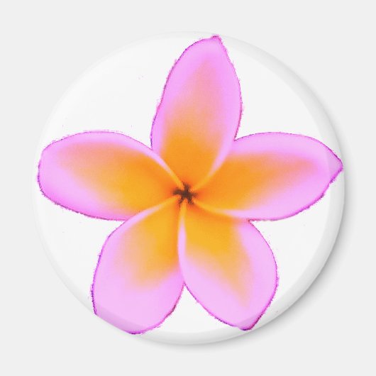 Plumeria Magnet (Vorne)