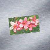 Plumeria Magnetische Visitenkarte (Beispiel)