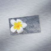 Plumeria Magnetische Visitenkarte (Beispiel)
