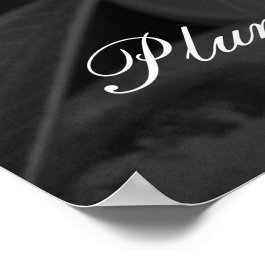 Plumeria - Maßgeschneidert Poster (Ecke)