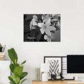 Plumeria - Maßgeschneidert Poster (Heimbüro)