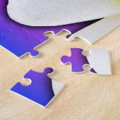 Plumeria mit Rainbow Colors 1014, Puzzle (Seite)