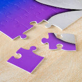 Plumeria mit Rainbow-Farben, Puzzle (Seite)