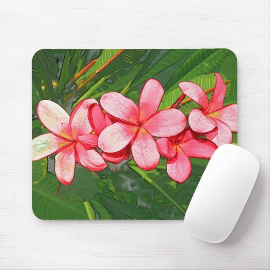 Plumeria Mousepad (Mit Mouse)