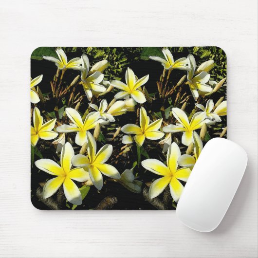 Plumeria Mouspad Mousepad (Mit Mouse)