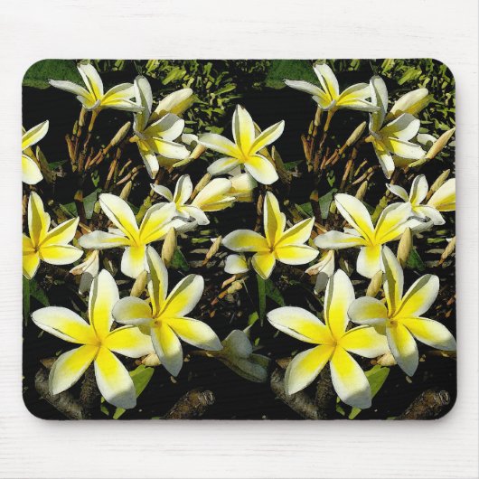 Plumeria Mouspad Mousepad (Vorne)